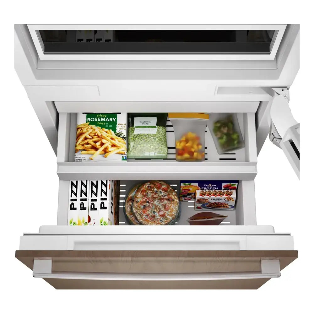 Bob Martin Benchmark®, Vario built-in fridge-freezer with freezer at bottom, 30'', soft clo