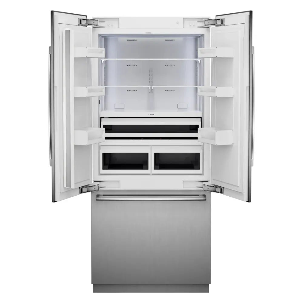 Bob Martin Benchmark®, Vario built-in fridge-freezer with freezer at bottom, 36'', soft clo