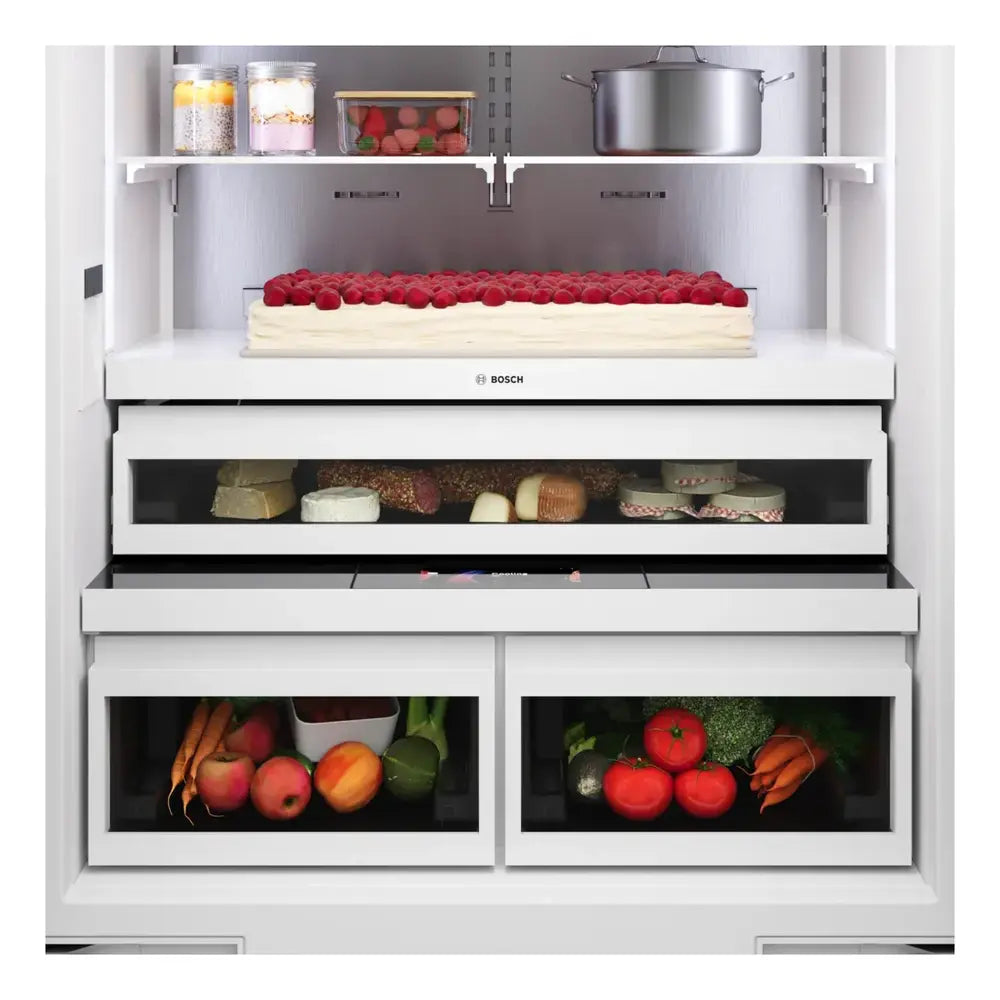 Bob Martin Benchmark®, Vario built-in fridge-freezer with freezer at bottom, 36'', soft clo
