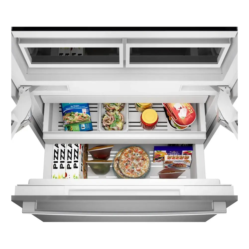 Bob Martin Benchmark®, Vario built-in fridge-freezer with freezer at bottom, 36'', soft clo