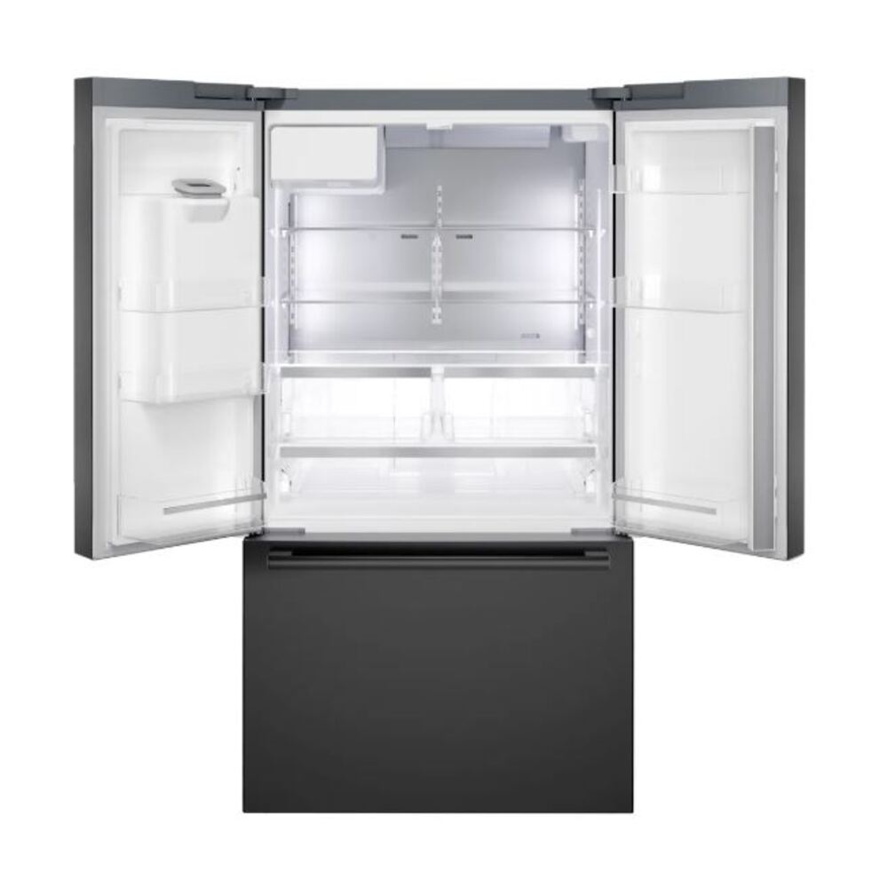 Bosch 500 Series, French Door Bottom freezer, multi door, 36'', Black inox-antifingerp