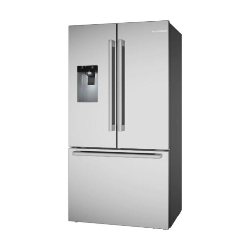 Bosch 500 Series, French Door Bottom freezer, multi door, 36'', Brushed steel (with an
