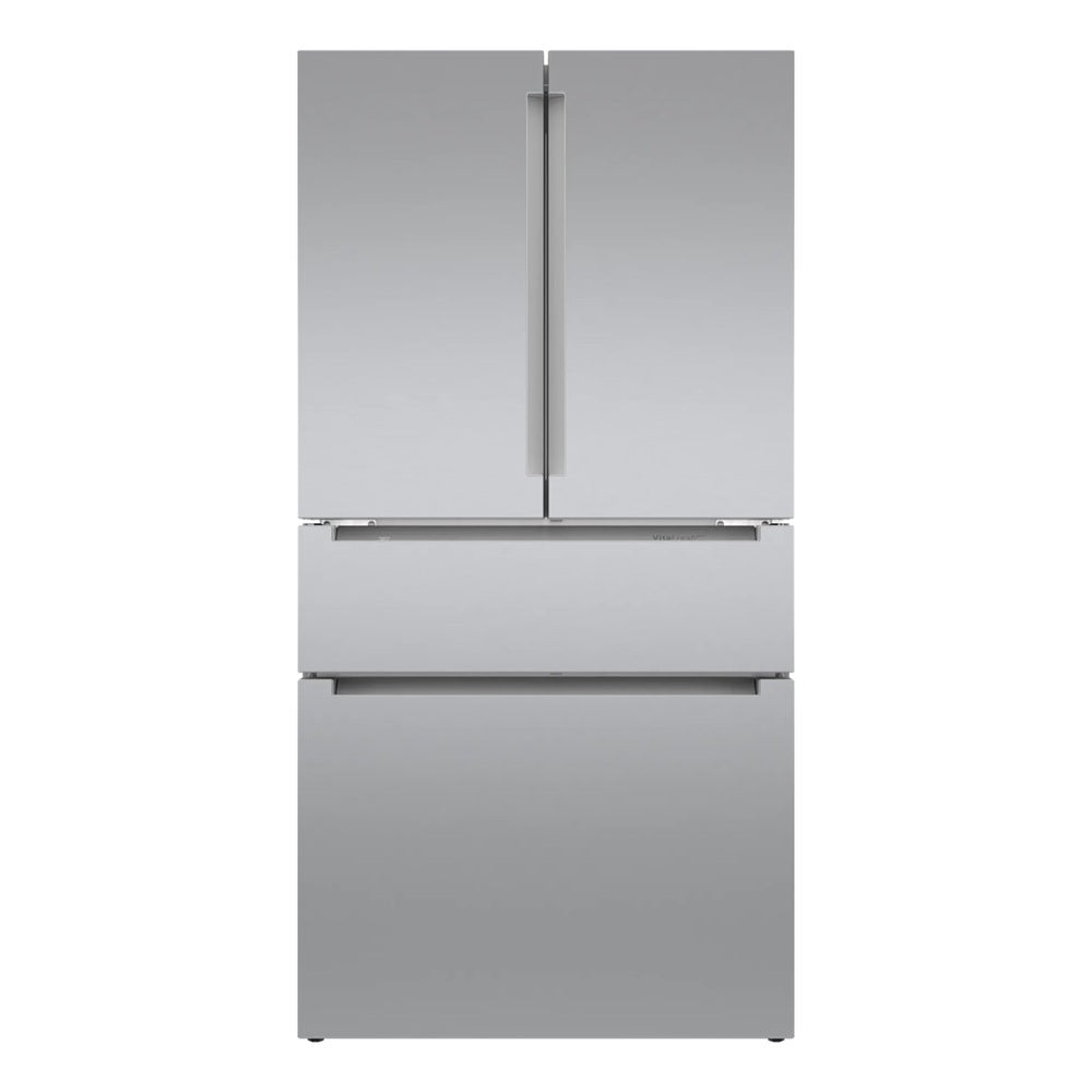 Bosch 800 Series French Door Bottom Mount Refrigerator Easy clean stainless steel