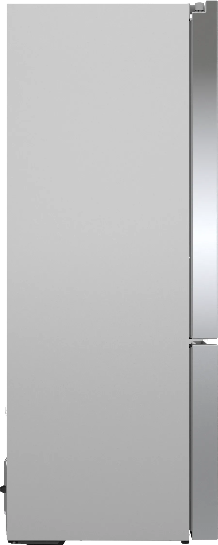 Bosch 800 Series, French Door Bottom freezer, multi door, 36'', Brushed steel (with an