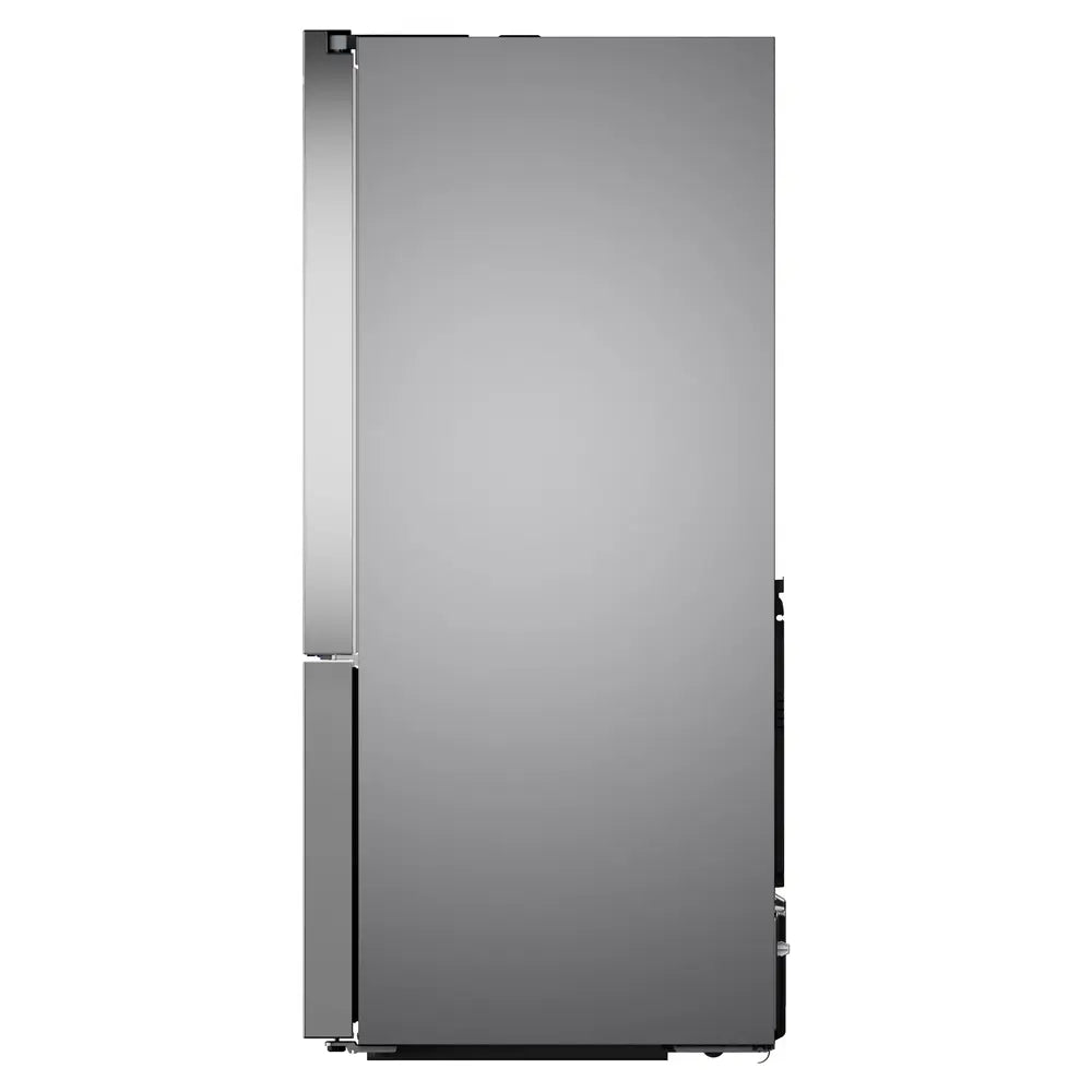 Bosch 100 Series, French Door Bottom freezer, multi door, 36'', Brushed steel (with an