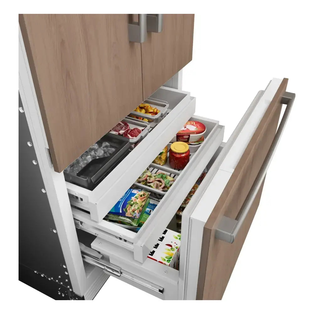 Bob Martin Benchmark®, Vario built-in fridge-freezer with freezer at bottom, 36'', soft clo