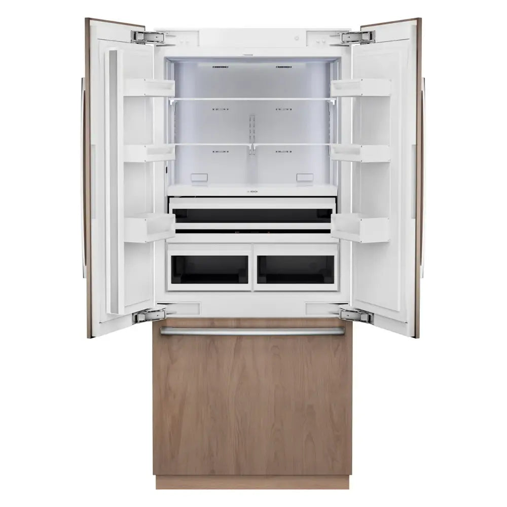 Bob Martin Benchmark®, Vario built-in fridge-freezer with freezer at bottom, 36'', soft clo