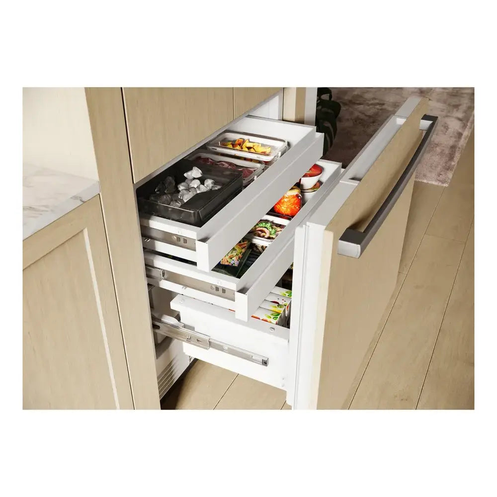 Bob Martin Benchmark®, Vario built-in fridge-freezer with freezer at bottom, 36'', soft clo