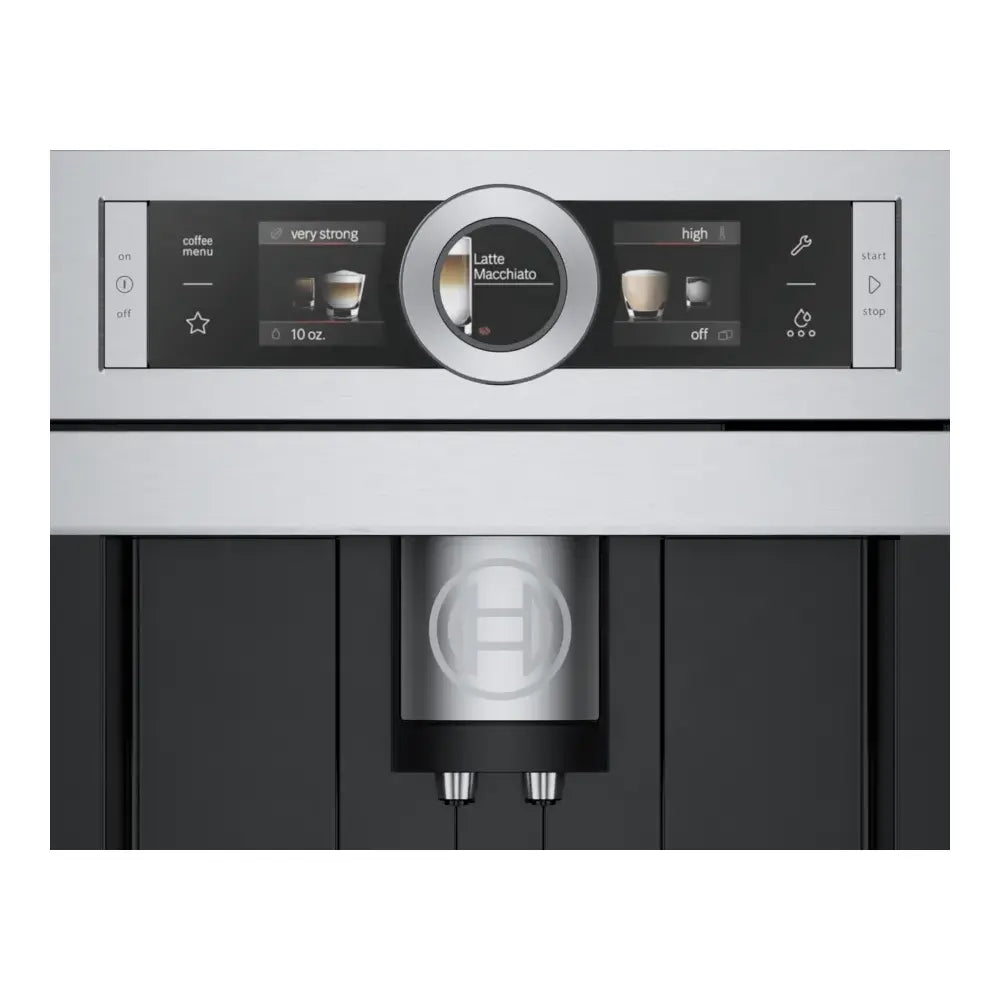 Bosch 800 Series, Built-In Fully Automatic Coffee Machine, Stainless steel, Removable 