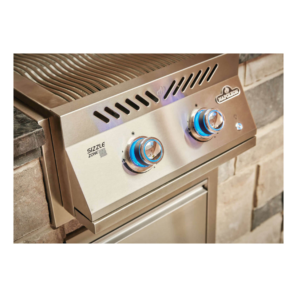 Napoleon Built-in 700 Series Dual Infrared Burner with Stainless Steel Cover , Propane, S