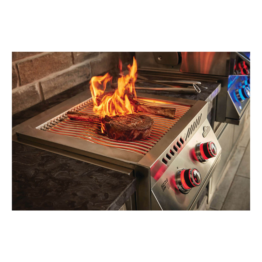 Napoleon Built-in 700 Series Dual Infrared Burner with Stainless Steel Cover , Propane, S