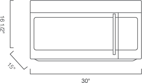 Blomberg 30" Over the Range Built-In Microwave
