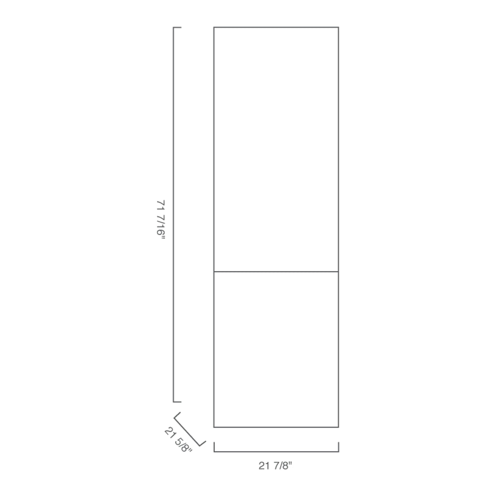 Blomberg 24" 8.0 cu.ft. Panel-Ready Built-In Bottom Freezer Refrigerator, ENERGY STAR®