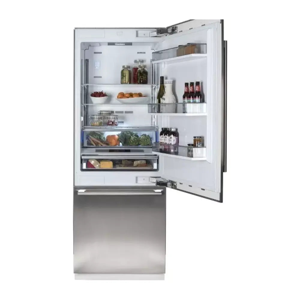 Blomberg 30" 16.4 cu.ft. Panel Ready Built-In Bottom Freezer Refrigerator, Internal Water