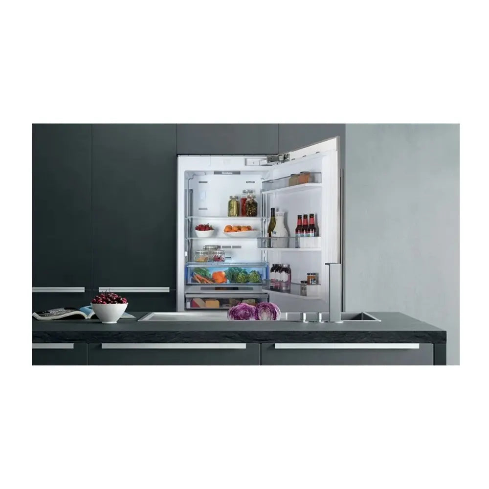 Blomberg 30" 16.4 cu.ft. Panel Ready Built-In Bottom Freezer Refrigerator, Internal Water