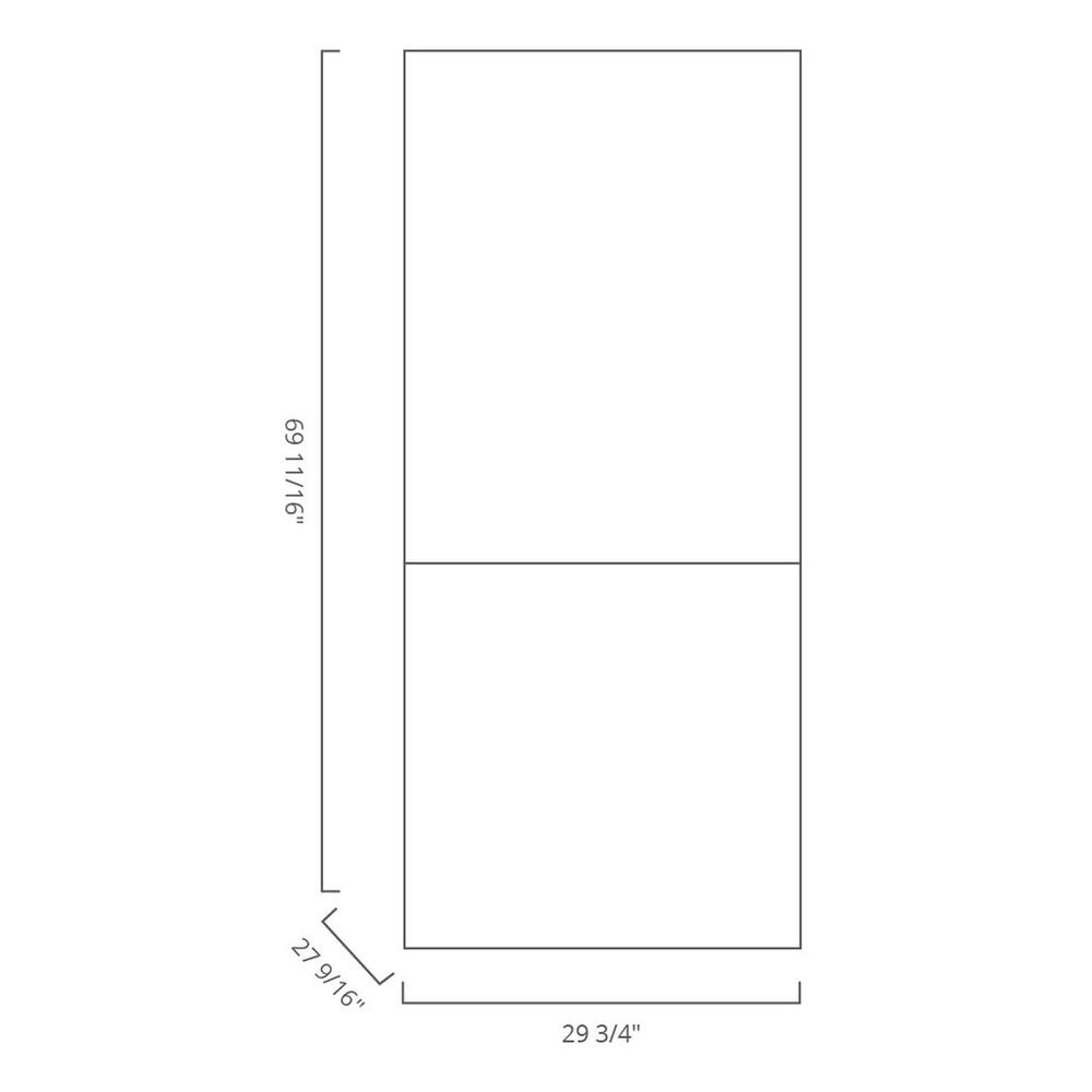 Blomberg 30" 16.1 cu.ft Counter-Depth Bottom Freezer Refrigerator, Pocket Handle, Ice Mak