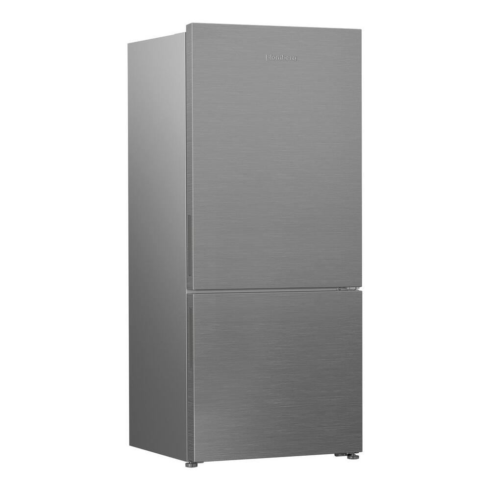 Blomberg NEW 30IN BOTTOM MOUNT REFRIGERATOR SS 69 11  16 IN H WITH ICE MAKER LHD