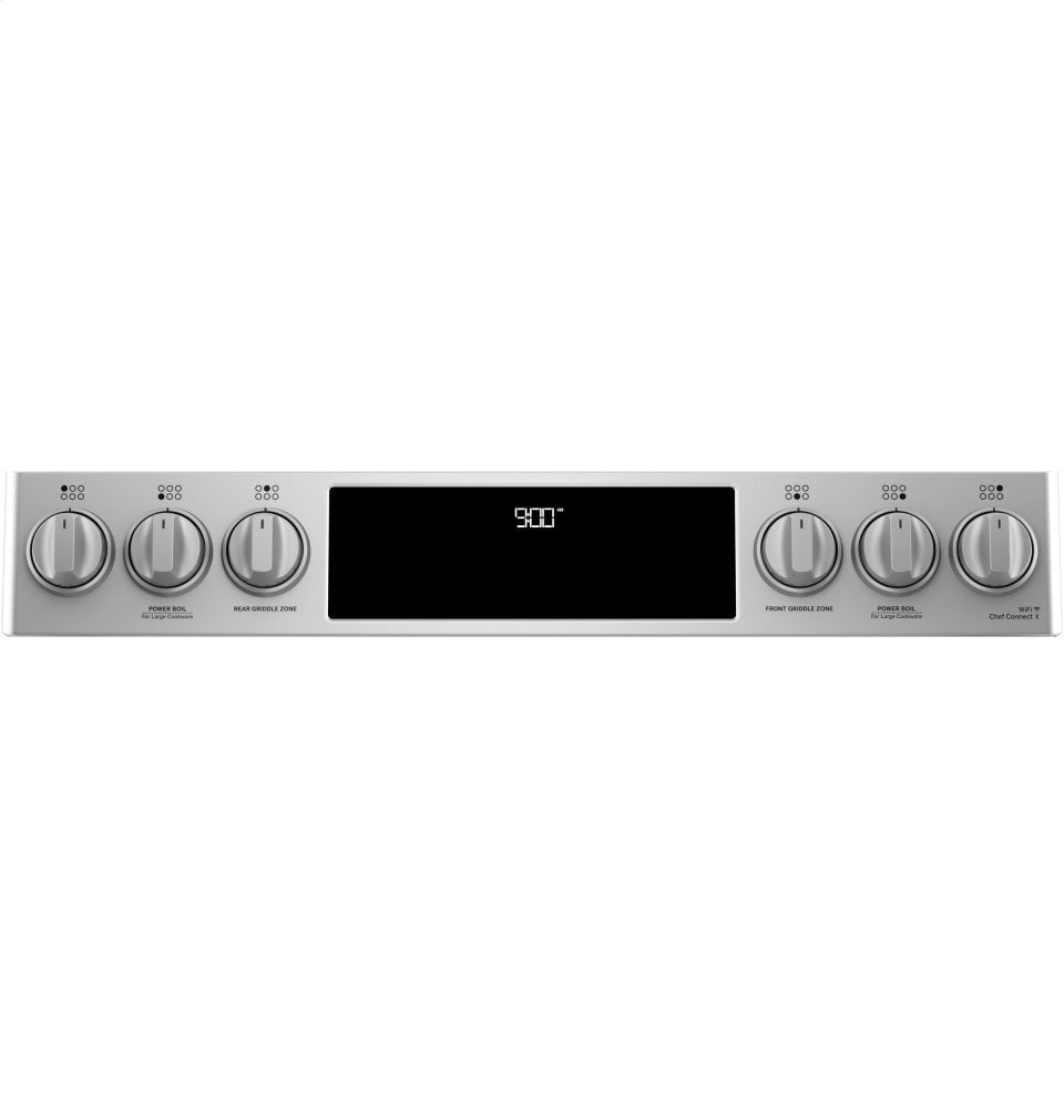 Cafe CAFÉ™ 30" Smart Slide-In, Front-Control, Dual-Fuel Range with Warming Drawer