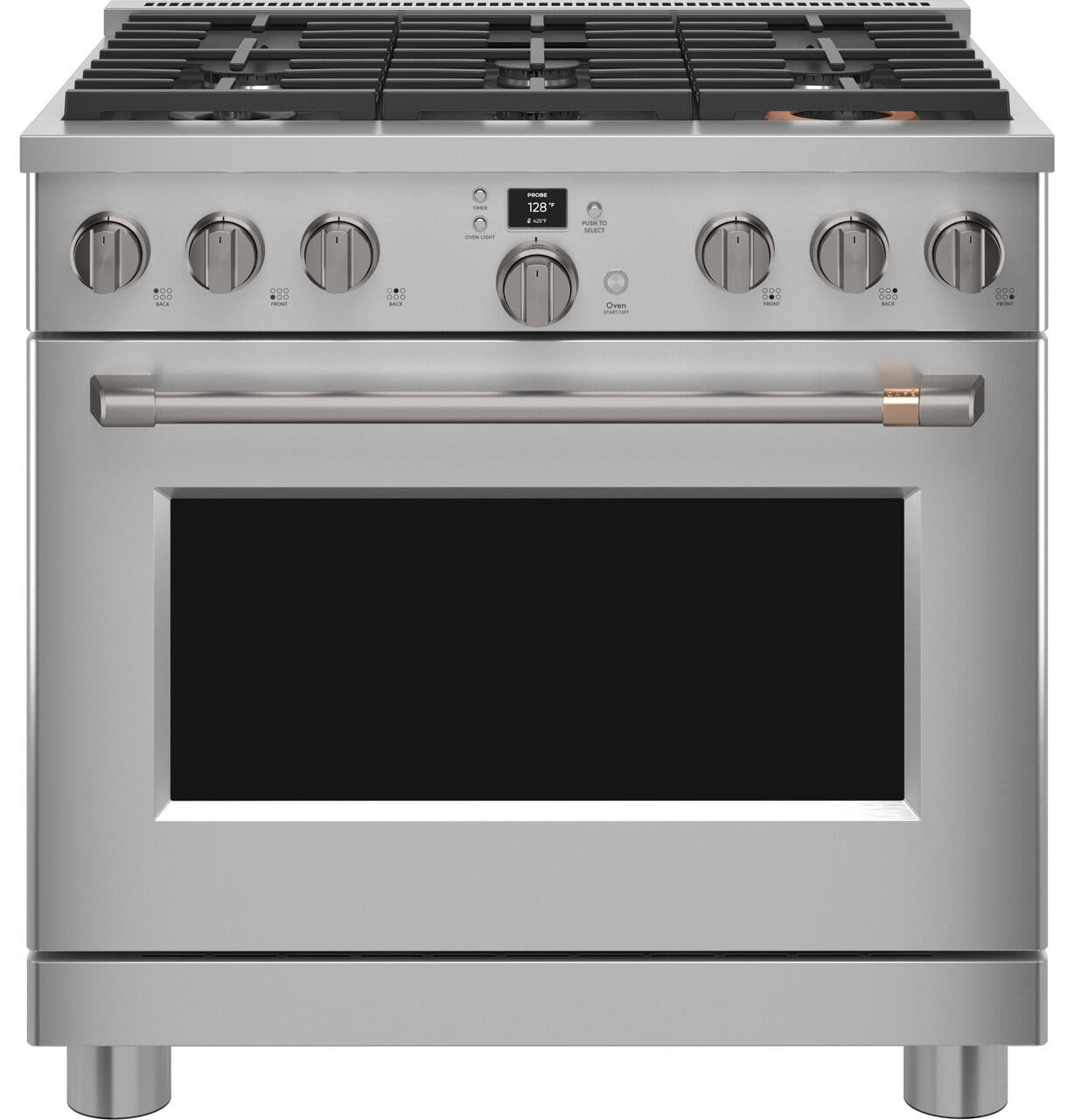 Cafe CAFÉ™ 36" Smart Dual-Fuel Commercial-Style Range with 6 Burners (Natural Gas)
