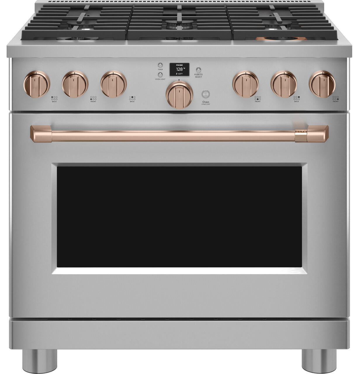 Cafe CAFÉ™ 36" Smart Dual-Fuel Commercial-Style Range with 6 Burners (Natural Gas)