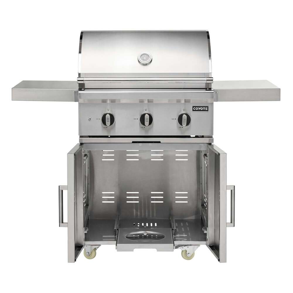 Coyote 30 IN C SERIES GRILL W CART 3 BURNER LP