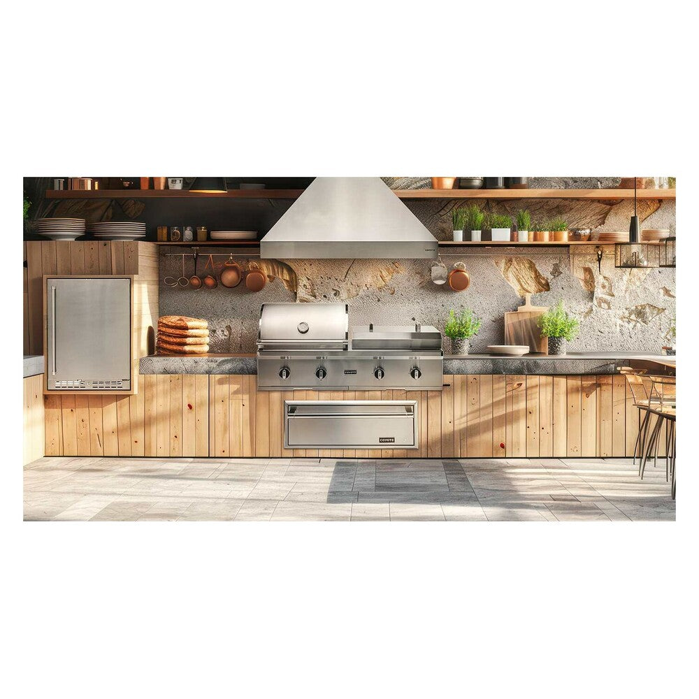 Coyote 50 IN COMBO GRILL BUILT IN LP