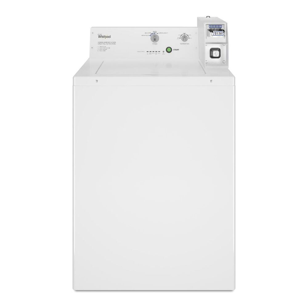 Whirlpool Commercial Commercial Top-Load Washer, Coin Slide
