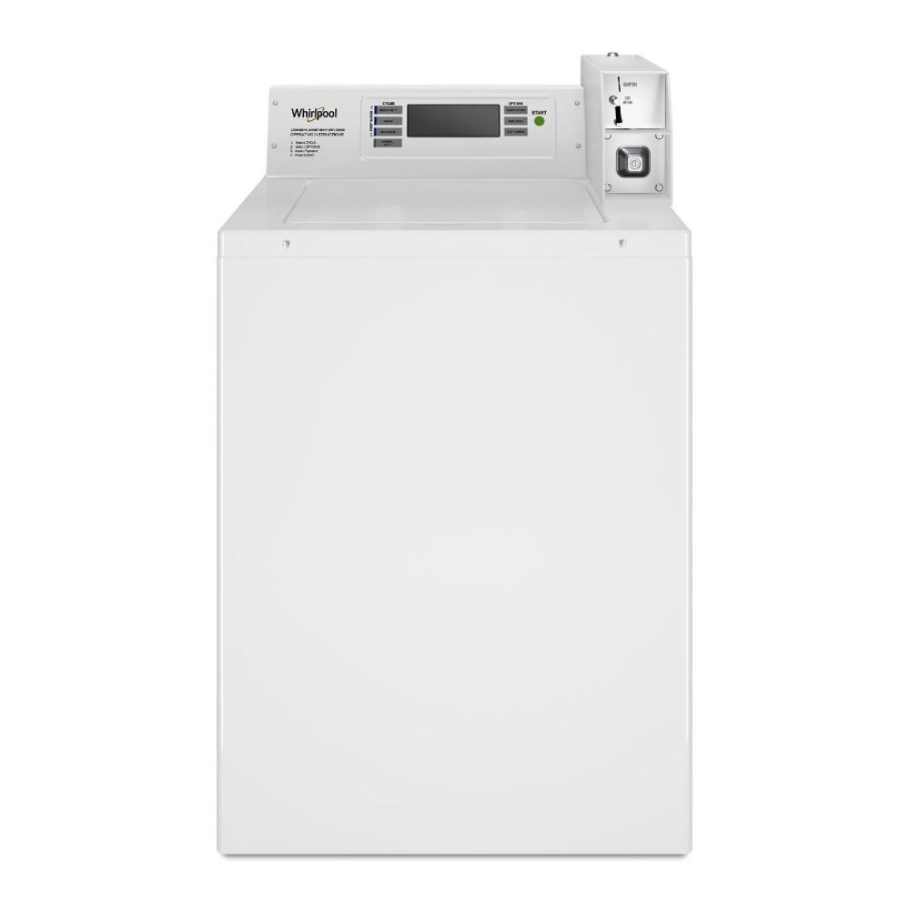 Whirlpool Commercial Commercial Top-Load Washer with Factory-Installed Coin Drop and Coin Box