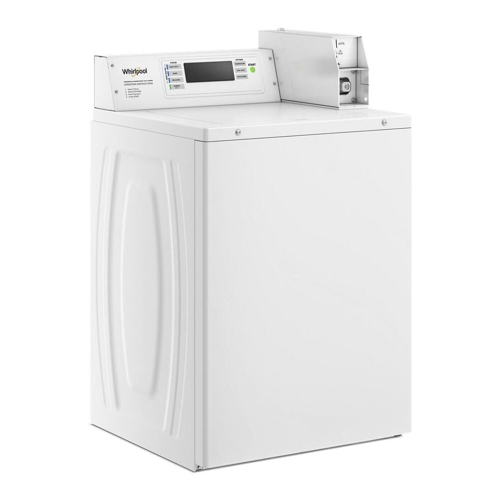 Whirlpool Commercial Commercial Top-Load Washer with Factory-Installed Coin Drop and Coin Box