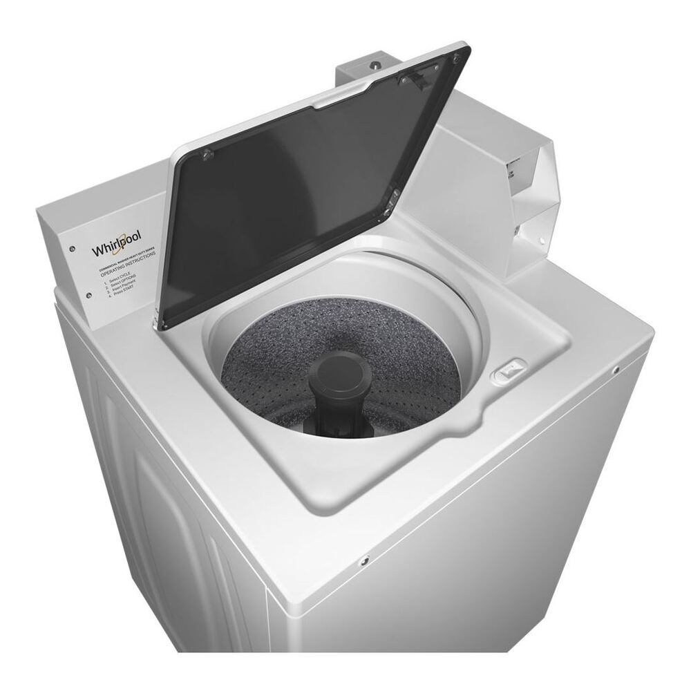 Whirlpool Commercial Commercial Top-Load Washer with Factory-Installed Coin Drop and Coin Box