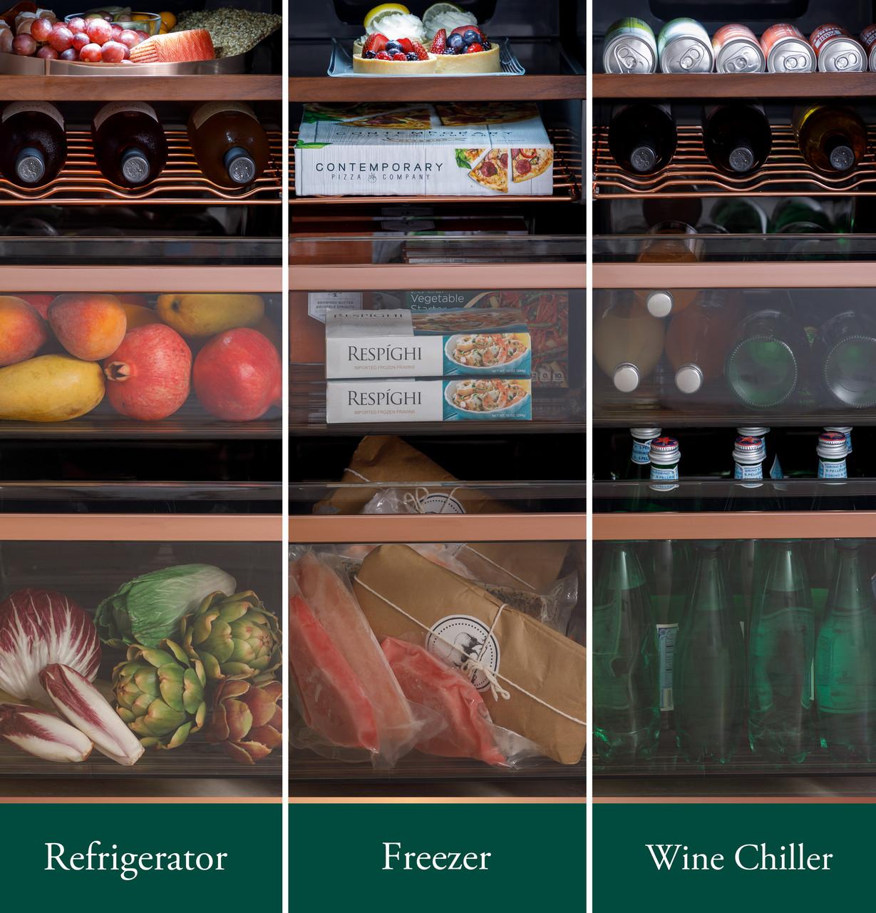 Cafe CAFÉ™ ENERGY STAR® 28.3 Cu. Ft. Smart Quad-Door Refrigerator in Platinum Glass w