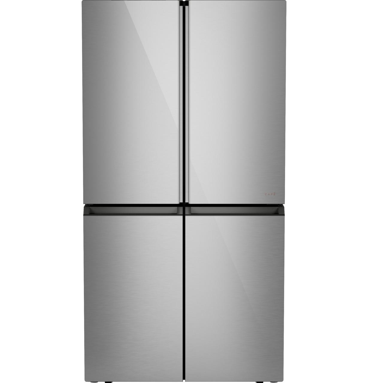 Cafe CAFÉ™ ENERGY STAR® 28.3 Cu. Ft. Smart Quad-Door Refrigerator in Platinum Glass w