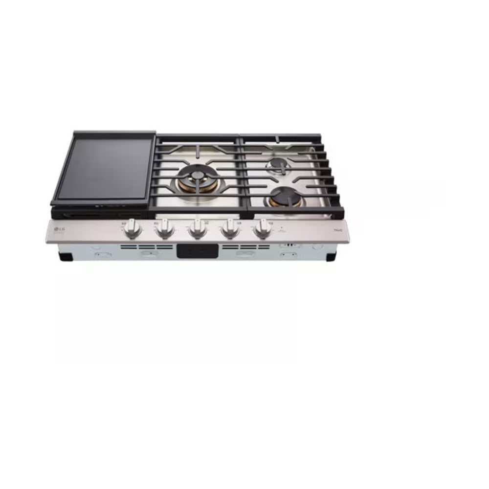 LG Studio LG STUDIO 36 Inch UltraHeat™ Gas Cooktop with EasyClean®