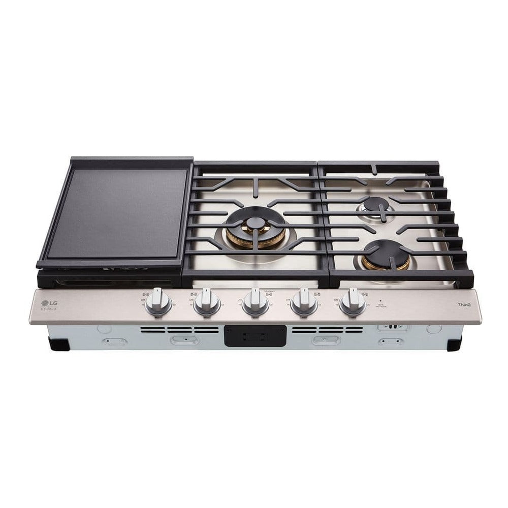 LG Studio LG STUDIO 36 Inch UltraHeat™ Gas Cooktop with EasyClean®