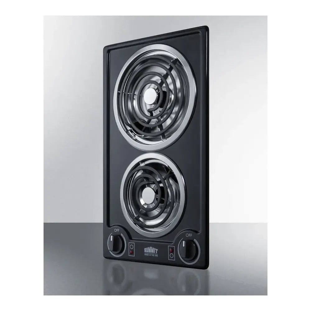 Summit 12" Wide 230v 2-burner Coil Cooktop