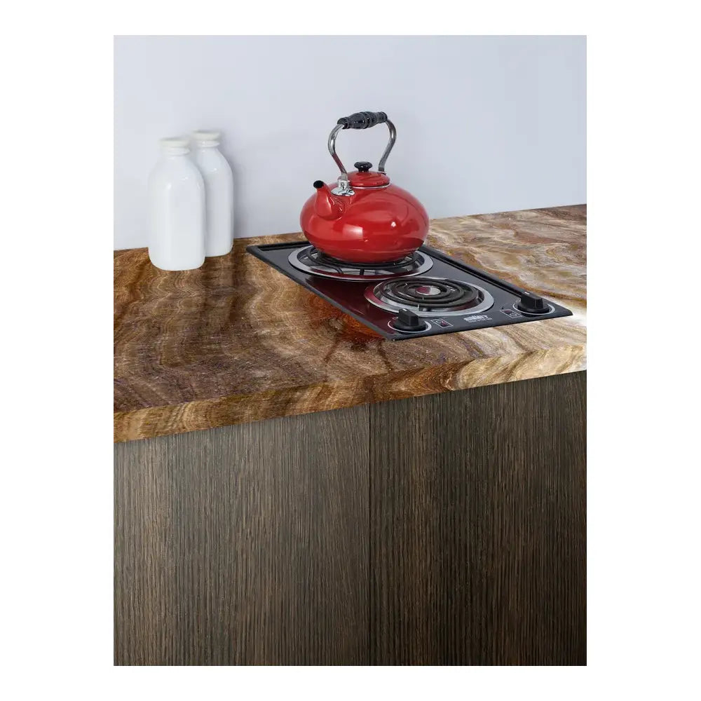 Summit 12" Wide 230v 2-burner Coil Cooktop