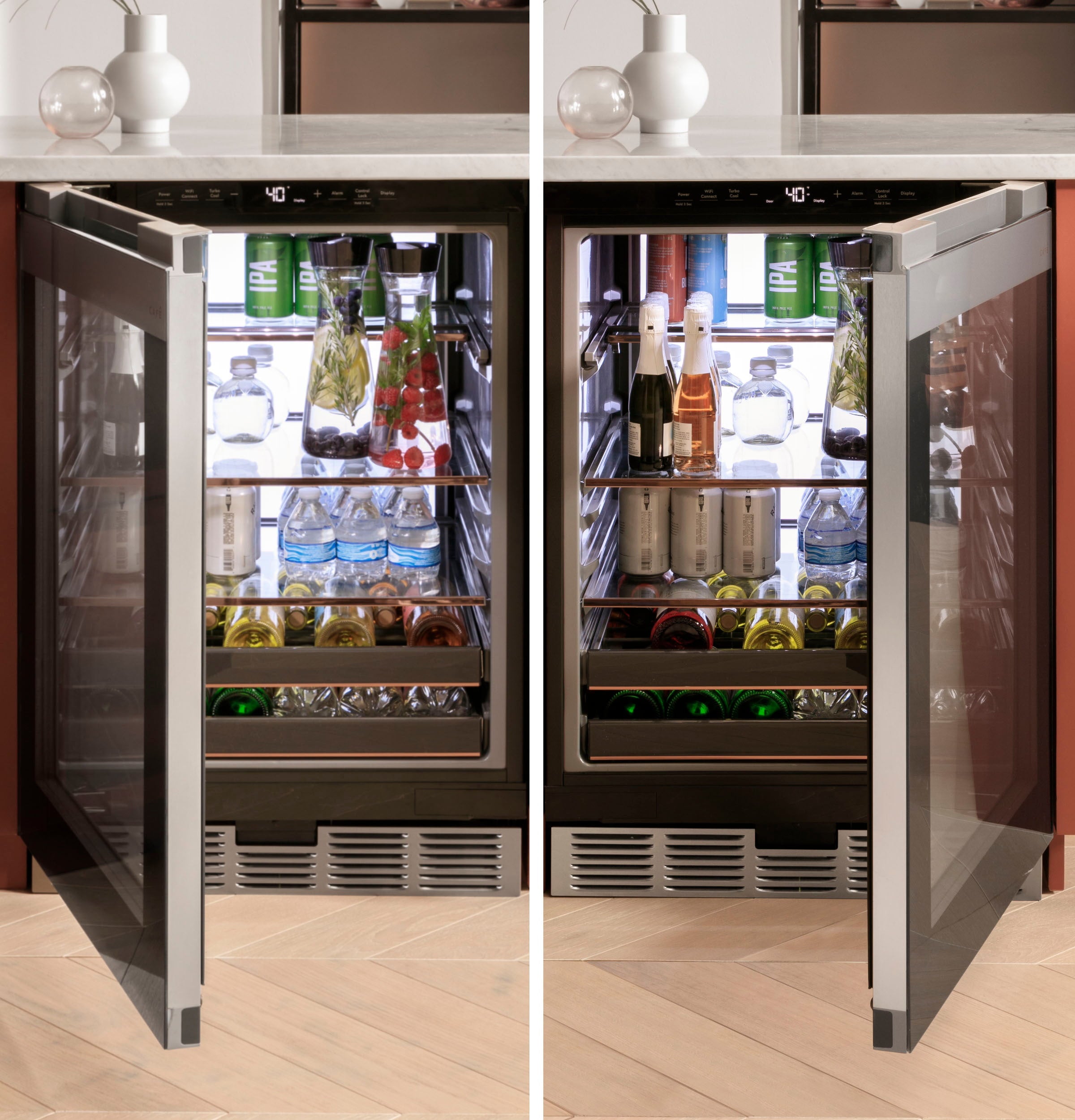 Cafe CAFÉ™ Beverage Center in Platinum Glass