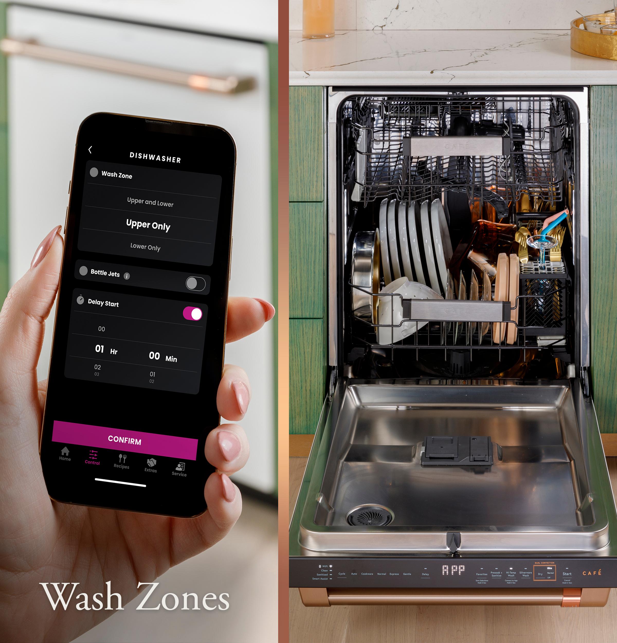 Cafe CAFÉ™ CustomFit ENERGY STAR Stainless Interior Smart Dishwasher with Ultra Wash 