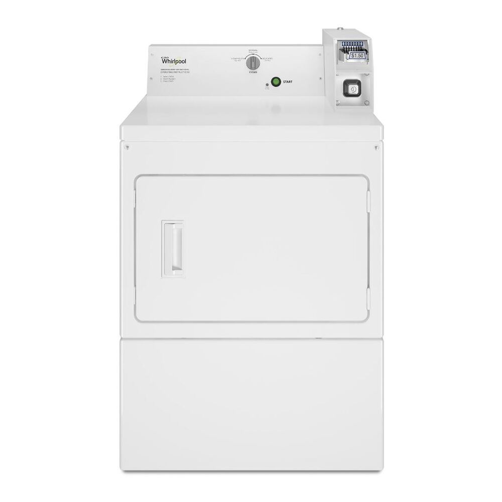 Whirlpool Commercial Commercial Electric Super-Capacity Dryer, Coin Slide