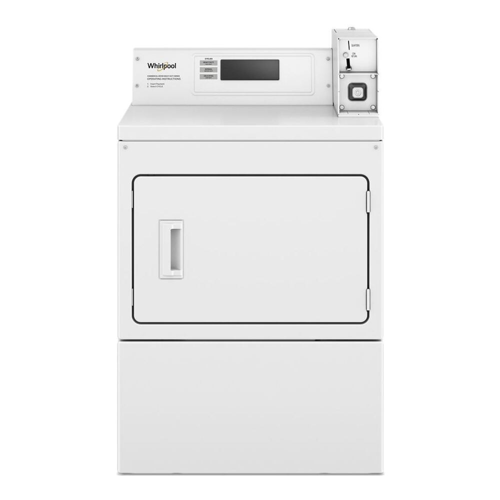 Whirlpool Commercial Commercial Electric Dryer with Factory Installed Coin Drop & Coin Box