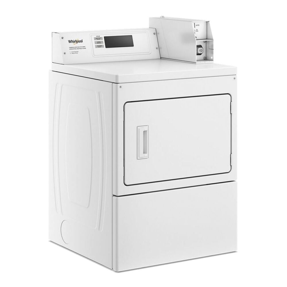 Whirlpool Commercial Commercial Electric Dryer with Factory Installed Coin Drop & Coin Box