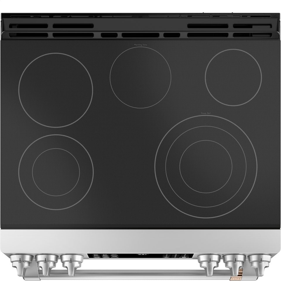 Cafe CAFÉ™ 30" Smart Slide-In, Front-Control, Radiant and Convection Range