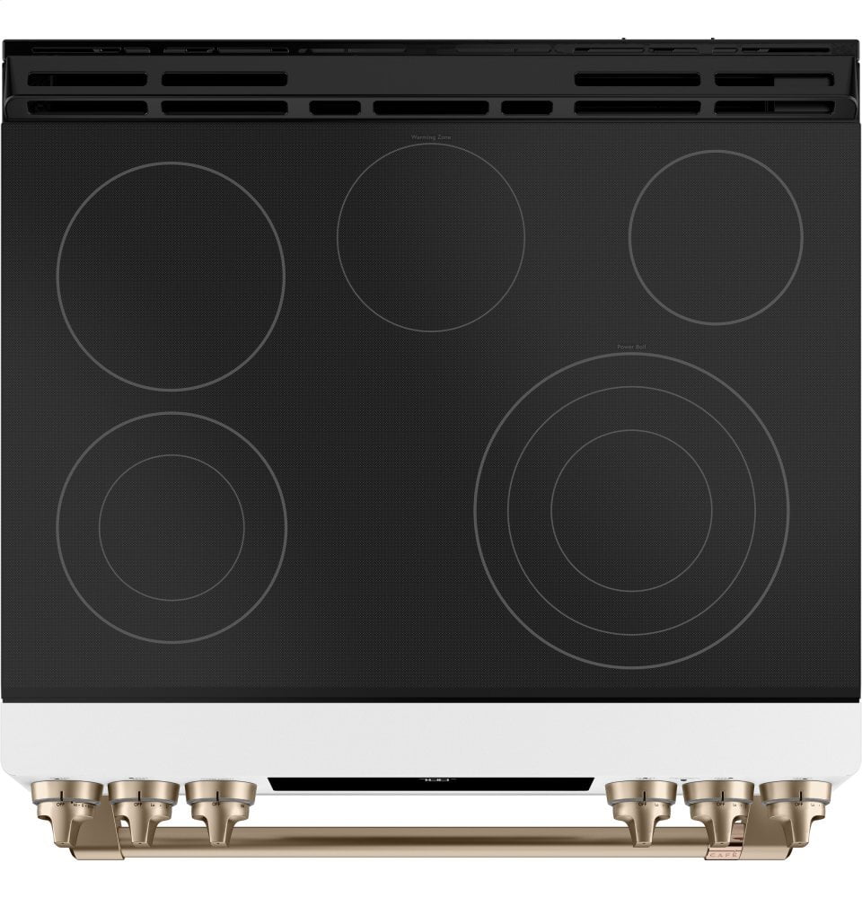 Cafe CAFÉ™ 30" Smart Slide-In, Front-Control, Radiant and Convection Range