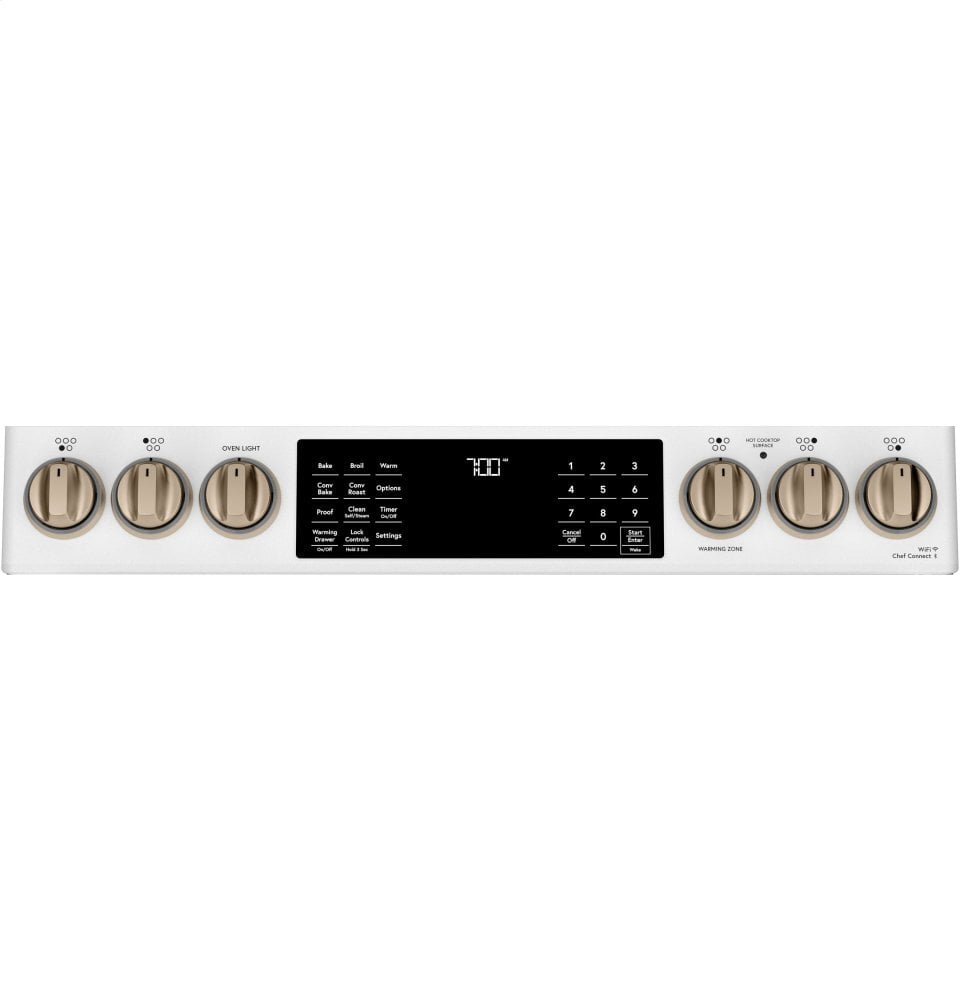 Cafe CAFÉ™ 30" Smart Slide-In, Front-Control, Radiant and Convection Range