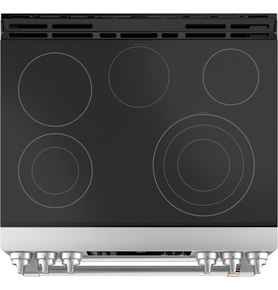 Cafe CAFÉ™ 30" Smart Slide-In, Front-Control, Radiant and Convection Double-Oven Rang