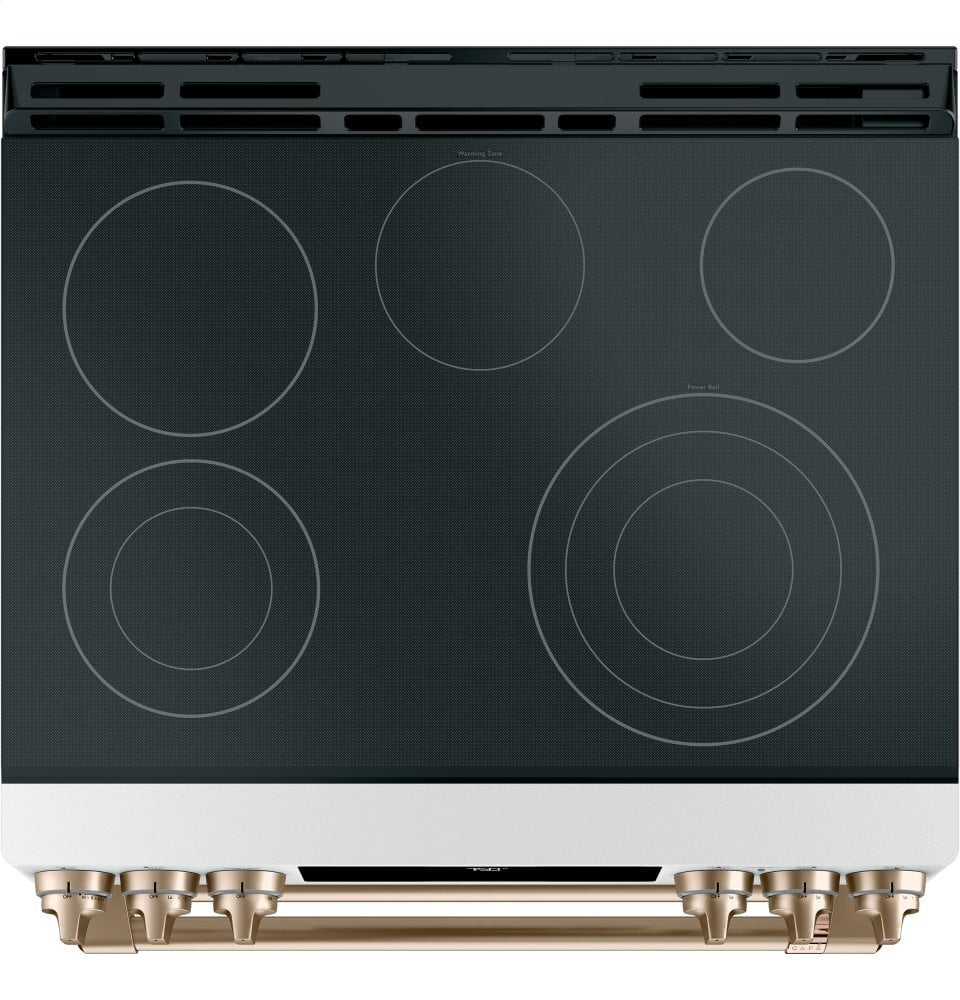 Cafe CAFÉ™ 30" Smart Slide-In, Front-Control, Radiant and Convection Double-Oven Rang