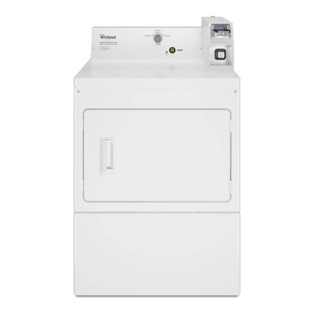 Whirlpool Commercial Commercial Gas Super-Capacity Dryer, Coin Slide