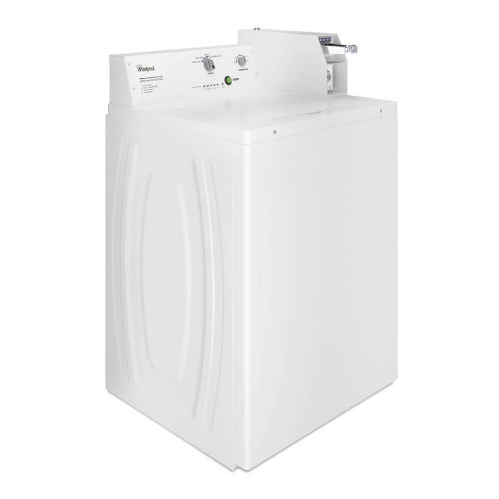 Whirlpool Commercial Commercial Gas Super-Capacity Dryer, Coin Slide