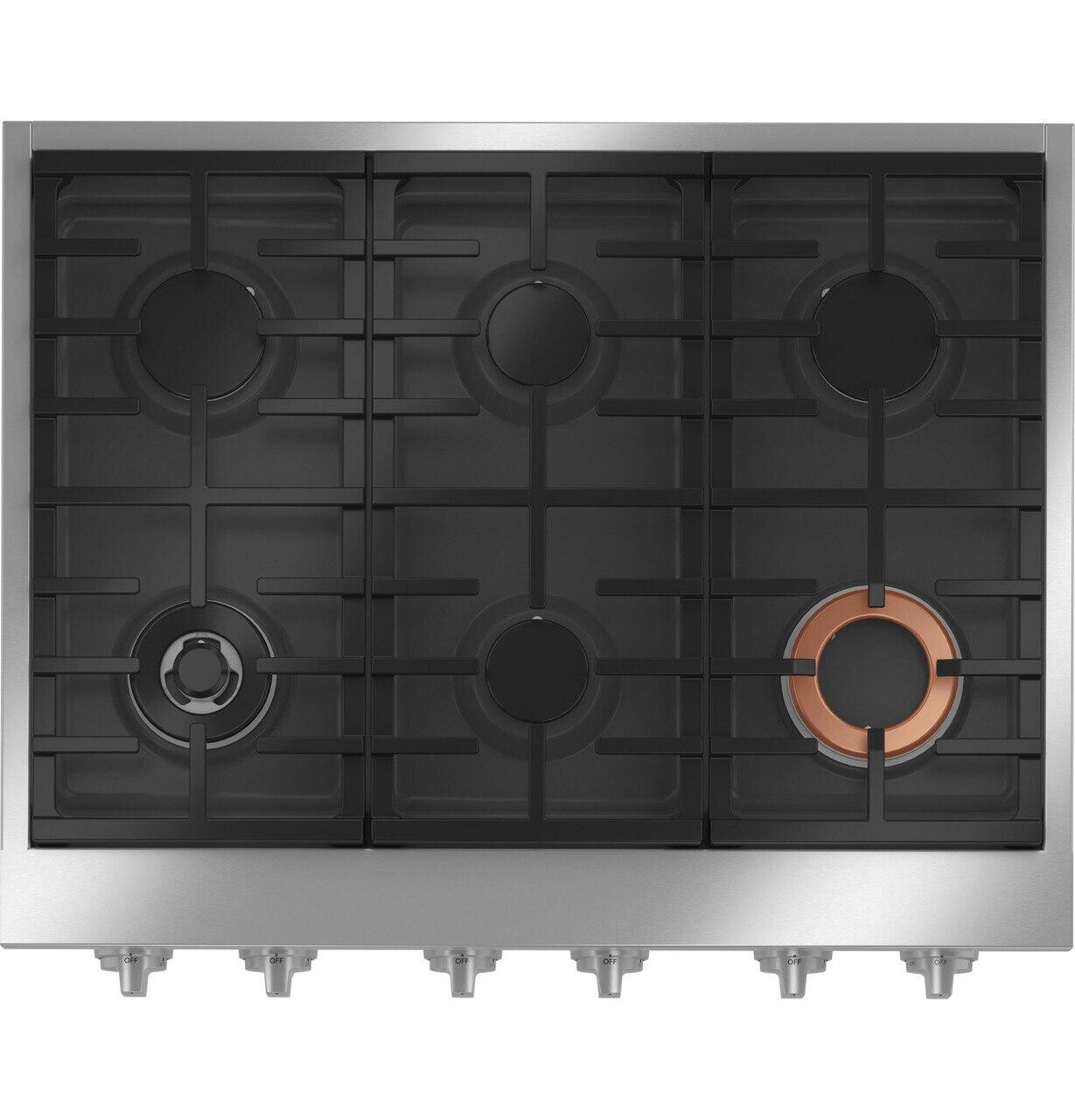 Cafe CAFÉ™ 36" Commercial-Style Gas Rangetop with 6 Burners (Natural Gas)