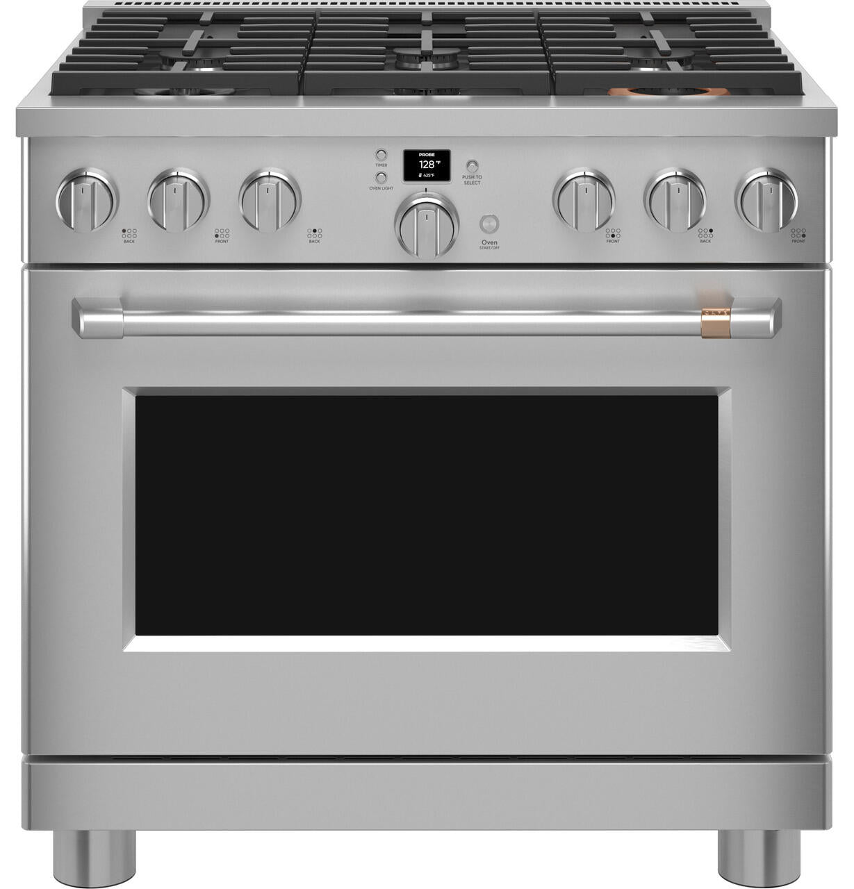 Cafe CAFÉ™ 36" Smart All-Gas Commercial-Style Range with 6 Burners (Natural Gas)